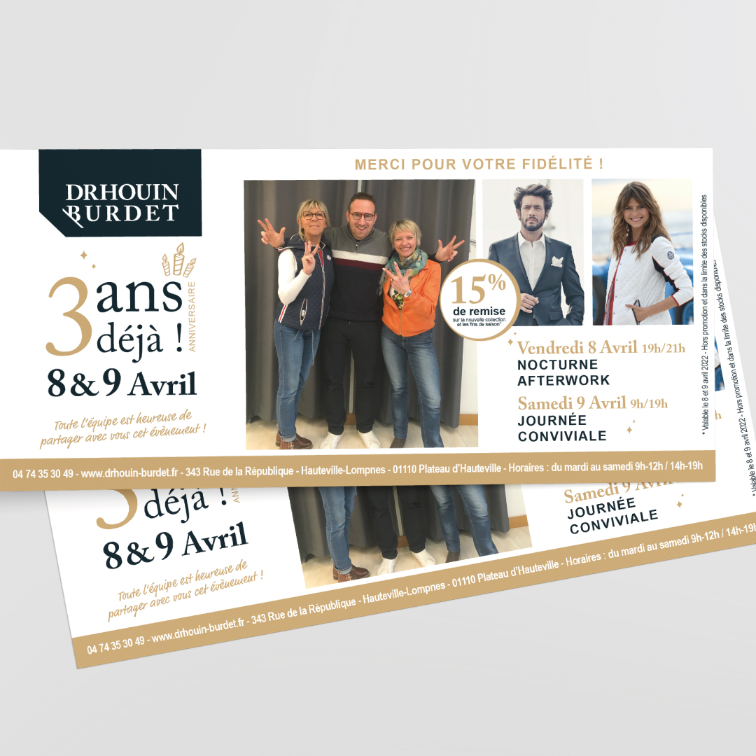 invitation Drhouin-Burdet