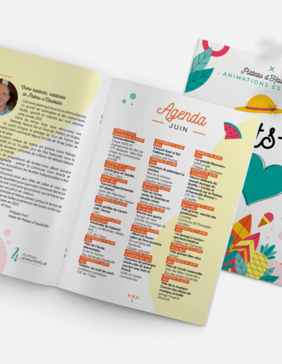 Agenda des animations estivales
